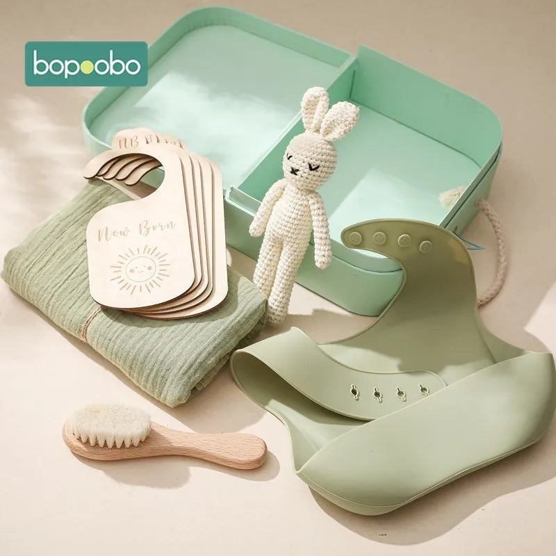 Little Moments Baby Bath & Keepsake Gift Set