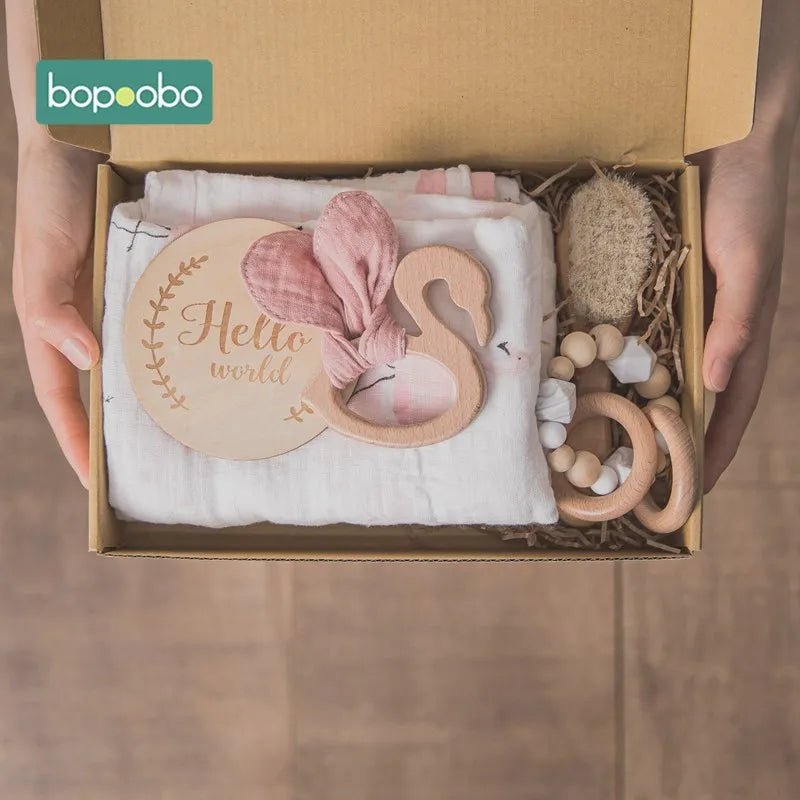 Little Moments Baby Bath & Keepsake Gift Set