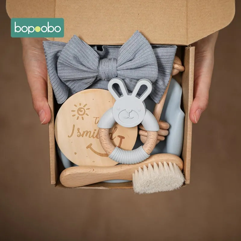 Little Moments Baby Bath & Keepsake Gift Set