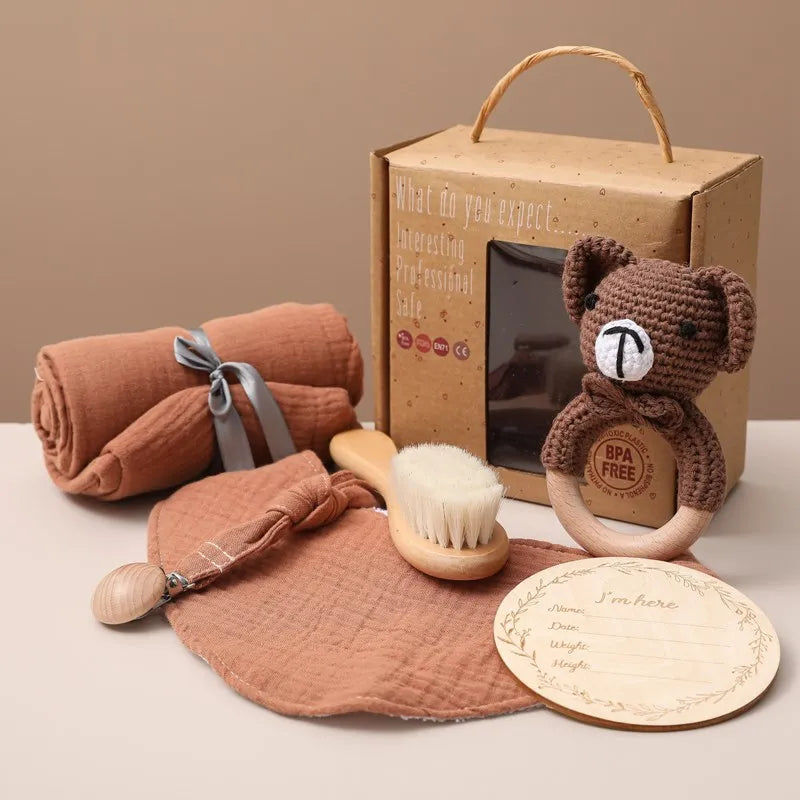 Little Moments Baby Bath & Keepsake Gift Set