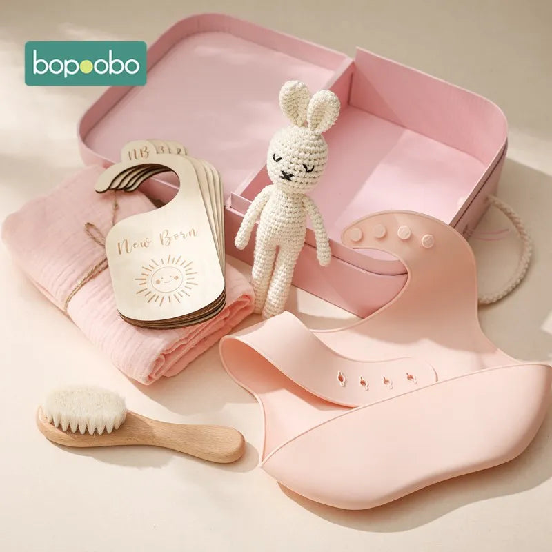 Little Moments Baby Bath & Keepsake Gift Set