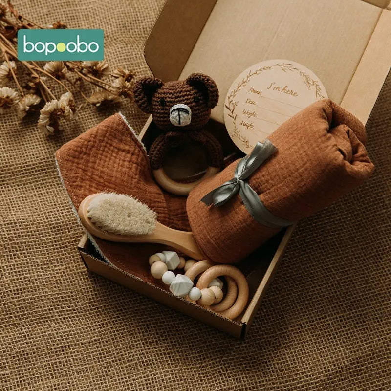 Little Moments Baby Bath & Keepsake Gift Set