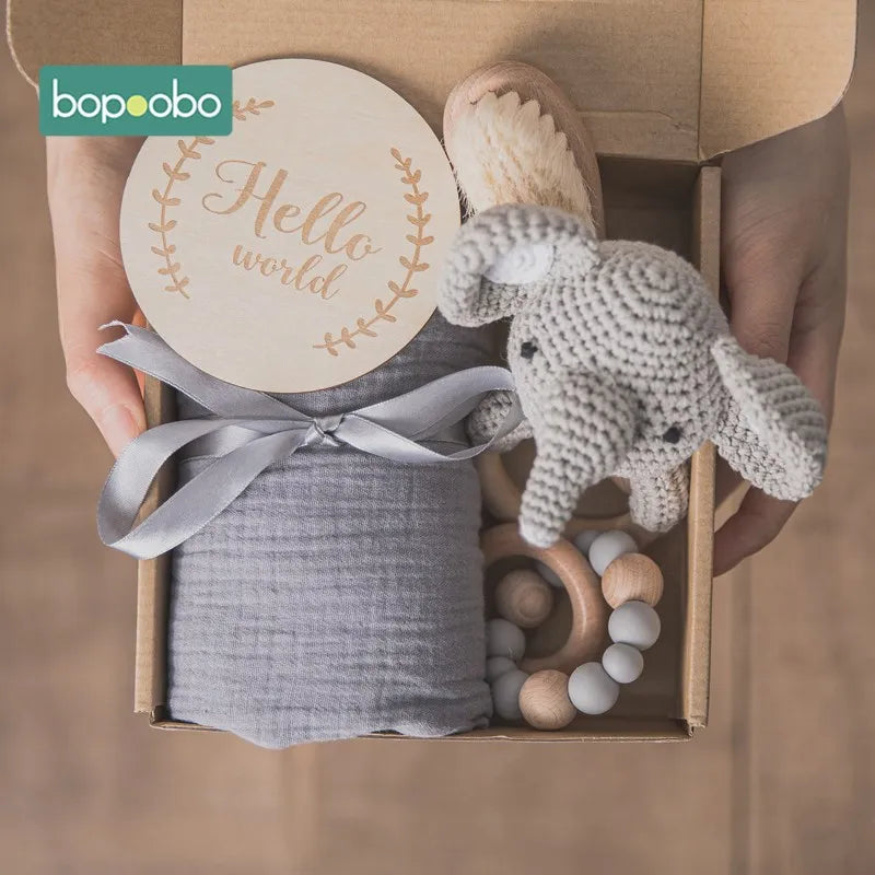 Little Moments Baby Bath & Keepsake Gift Set
