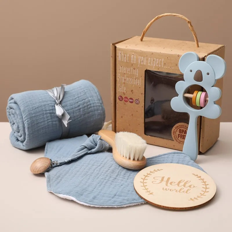 Little Moments Baby Bath & Keepsake Gift Set