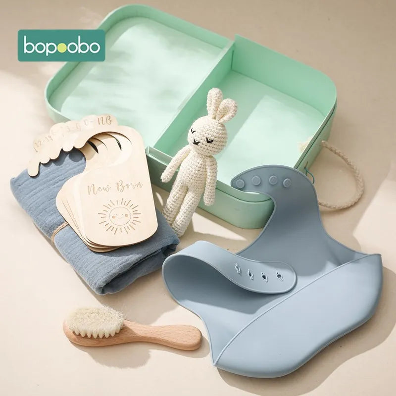 Little Moments Baby Bath & Keepsake Gift Set