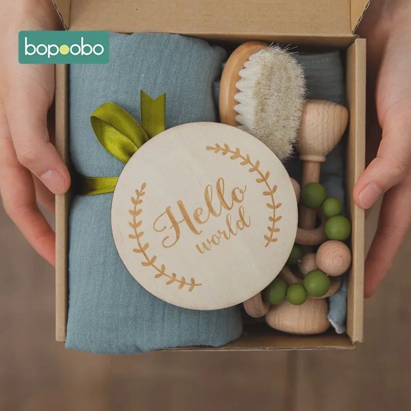 Little Moments Baby Bath & Keepsake Gift Set